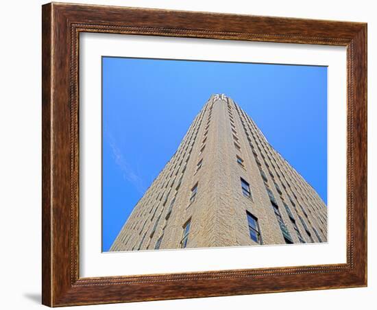 Skyscraper with Summer Sky-Salvatore Elia-Framed Photographic Print