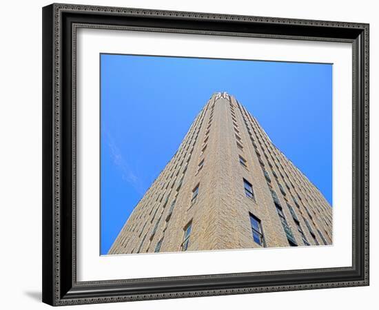 Skyscraper with Summer Sky-Salvatore Elia-Framed Photographic Print