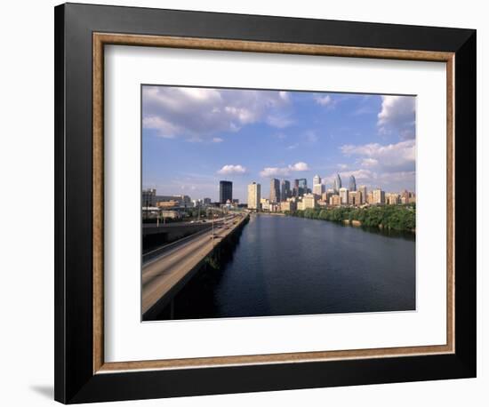 Skyscrapers and Skyline, Philadelphia, Pennsylvania, USA-Bill Bachmann-Framed Photographic Print