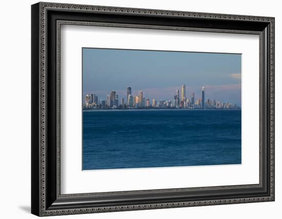 Skyscrapers at the waterfront, Surfers Paradise, City of Gold Coast, Queensland, Australia-Panoramic Images-Framed Photographic Print