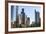 Skyscrapers, Chicago, Illinois, United States of America, North America-Amanda Hall-Framed Photographic Print