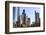 Skyscrapers, Chicago, Illinois, United States of America, North America-Amanda Hall-Framed Photographic Print