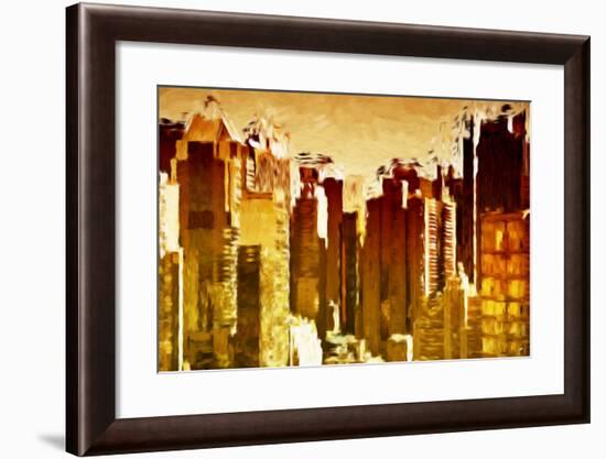 Skyscrapers Collection II - In the Style of Oil Painting-Philippe Hugonnard-Framed Giclee Print