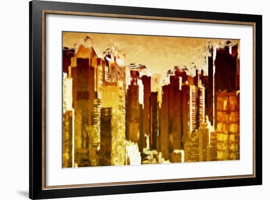 Skyscrapers Collection II - In the Style of Oil Painting-Philippe Hugonnard-Framed Giclee Print