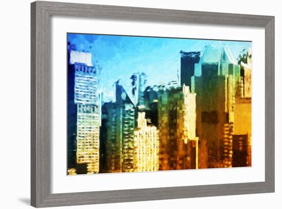 Skyscrapers Collection IV - In the Style of Oil Painting-Philippe Hugonnard-Framed Giclee Print