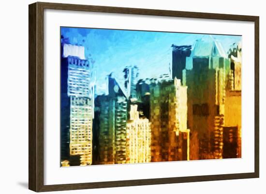 Skyscrapers Collection IV - In the Style of Oil Painting-Philippe Hugonnard-Framed Giclee Print