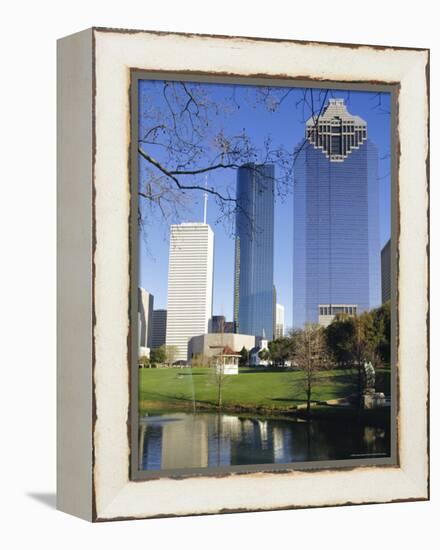 Skyscrapers, Houston, Texas, USA-Charles Bowman-Framed Premier Image Canvas