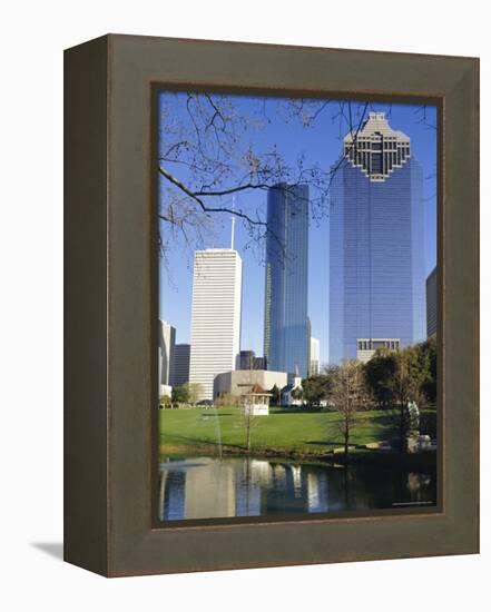 Skyscrapers, Houston, Texas, USA-Charles Bowman-Framed Premier Image Canvas