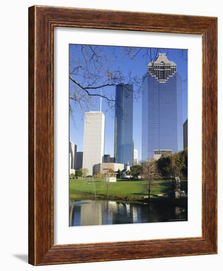 Skyscrapers, Houston, Texas, USA-Charles Bowman-Framed Photographic Print
