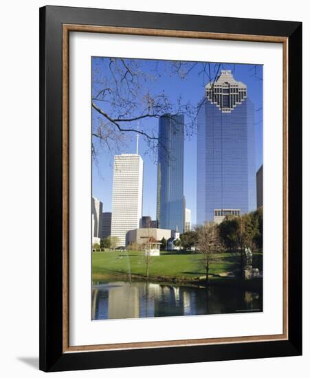 Skyscrapers, Houston, Texas, USA-Charles Bowman-Framed Photographic Print