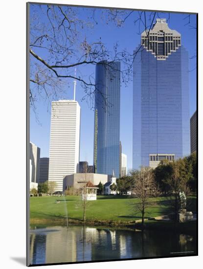 Skyscrapers, Houston, Texas, USA-Charles Bowman-Mounted Photographic Print