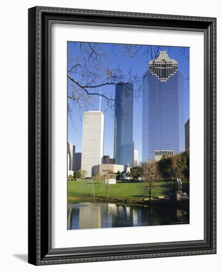 Skyscrapers, Houston, Texas, USA-Charles Bowman-Framed Photographic Print