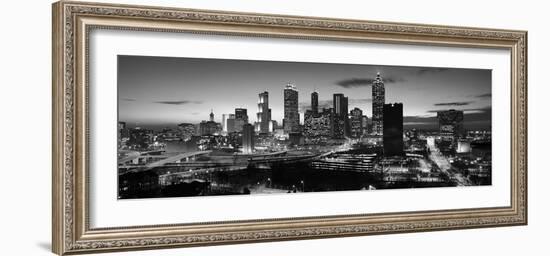 Skyscrapers in a City, Atlanta, Georgia, USA-null-Framed Photographic Print