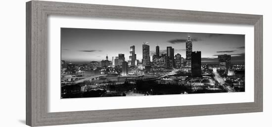 Skyscrapers in a City, Atlanta, Georgia, USA-null-Framed Photographic Print