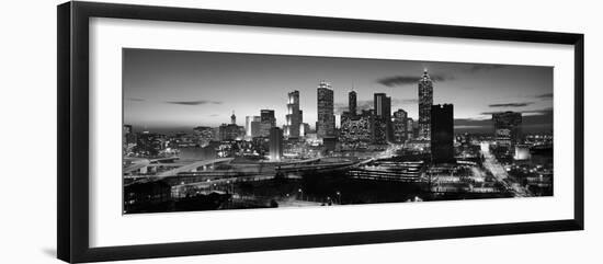 Skyscrapers in a City, Atlanta, Georgia, USA-null-Framed Photographic Print