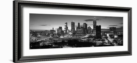 Skyscrapers in a City, Atlanta, Georgia, USA-null-Framed Photographic Print