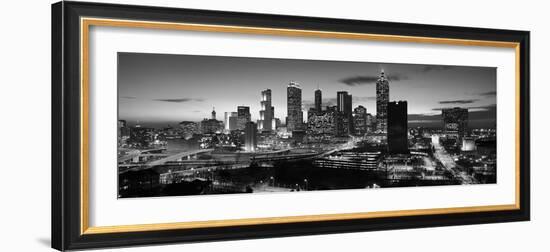 Skyscrapers in a City, Atlanta, Georgia, USA-null-Framed Photographic Print