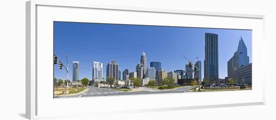 Skyscrapers in a City, Charlotte, Mecklenburg County, North Carolina, USA 2011-null-Framed Photographic Print