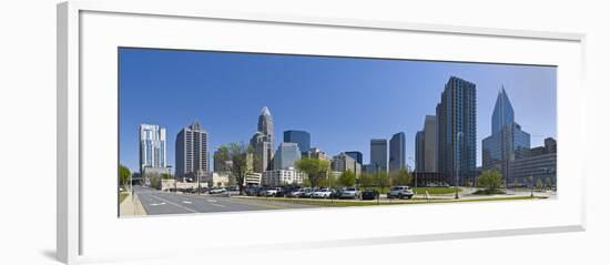 Skyscrapers in a City, Charlotte, Mecklenburg County, North Carolina, USA 2011-null-Framed Photographic Print