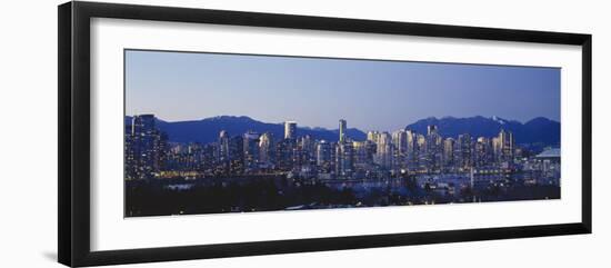 Skyscrapers in a City, False Creek, Vancouver, Lower Mainland, British Columbia, Canada-null-Framed Photographic Print