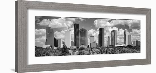 Skyscrapers in a city, Houston, Texas, USA-null-Framed Photographic Print