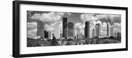 Skyscrapers in a city, Houston, Texas, USA-null-Framed Photographic Print