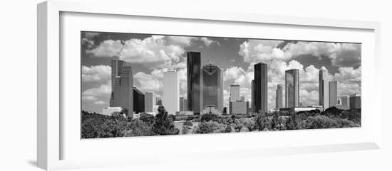 Skyscrapers in a city, Houston, Texas, USA-null-Framed Photographic Print