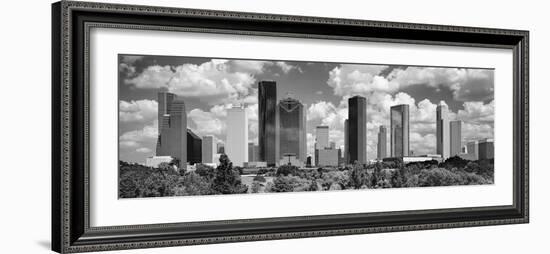 Skyscrapers in a city, Houston, Texas, USA-null-Framed Photographic Print