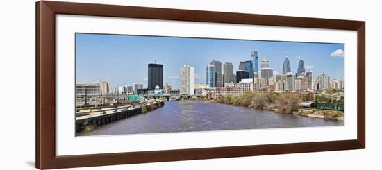 Skyscrapers in a City, Liberty Tower, Comcast Center, Philadelphia, Pennsylvania, USA 2011-null-Framed Photographic Print