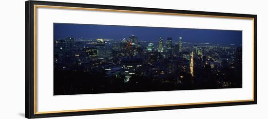Skyscrapers in a City, Montreal, Quebec, Canada-null-Framed Photographic Print