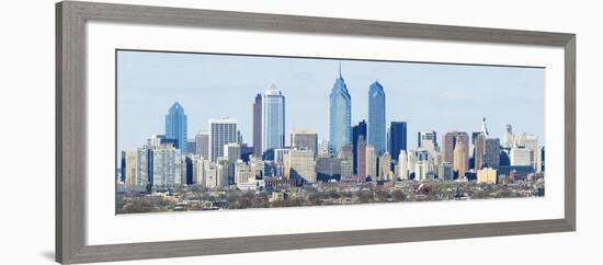 Skyscrapers in a City, Philadelphia, Pennsylvania, USA-null-Framed Photographic Print