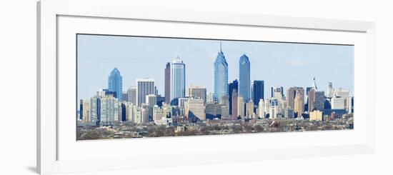 Skyscrapers in a City, Philadelphia, Pennsylvania, USA-null-Framed Photographic Print