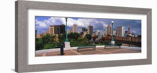Skyscrapers in a City, St. Paul, Minnesota, USA-null-Framed Photographic Print