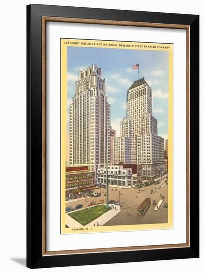 Skyscrapers in Newark, New Jersey-null-Framed Art Print