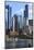 Skyscrapers Including Willis Tower in Downtown Chicago by Chicago River, Chicago, Illinois, USA-Amanda Hall-Mounted Photographic Print