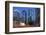 Skyscrapers of Admiralty at dusk, Hong Kong Island, Hong Kong, China, Asia-Ian Trower-Framed Photographic Print