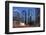 Skyscrapers of Admiralty at dusk, Hong Kong Island, Hong Kong, China, Asia-Ian Trower-Framed Photographic Print