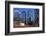 Skyscrapers of Admiralty at dusk, Hong Kong Island, Hong Kong, China, Asia-Ian Trower-Framed Photographic Print