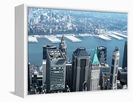 Skyscrapers of Lower Manhattan-null-Framed Premier Image Canvas