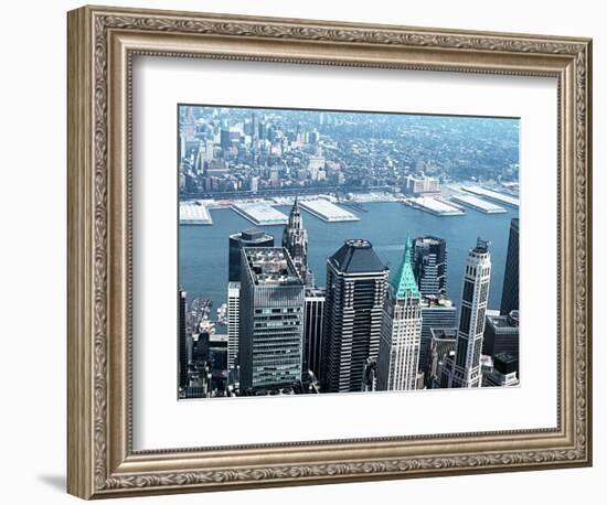 Skyscrapers of Lower Manhattan-null-Framed Photographic Print