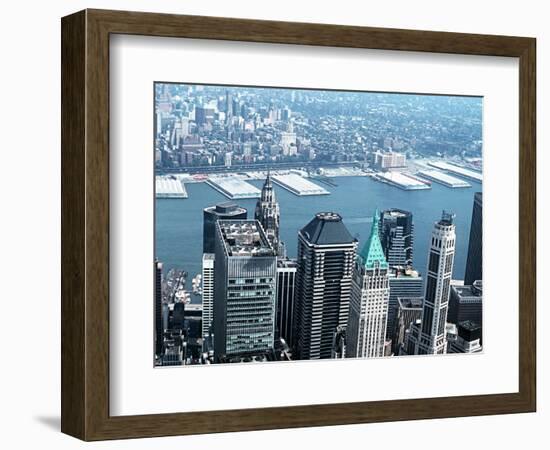 Skyscrapers of Lower Manhattan-null-Framed Photographic Print