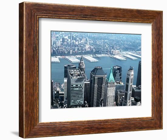 Skyscrapers of Lower Manhattan-null-Framed Photographic Print