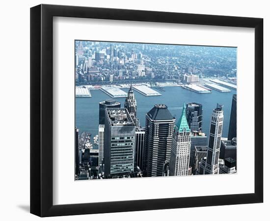 Skyscrapers of Lower Manhattan-null-Framed Photographic Print