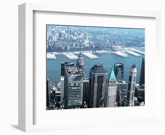 Skyscrapers of Lower Manhattan-null-Framed Photographic Print