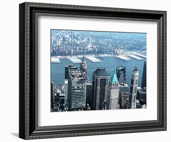 Skyscrapers of Lower Manhattan-null-Framed Photographic Print