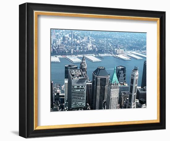 Skyscrapers of Lower Manhattan-null-Framed Photographic Print