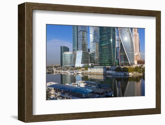 Skyscrapers of the Modern Moscow-City International Business and Finance Development-Gavin Hellier-Framed Photographic Print