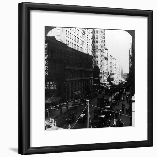 Skyscrapers, Randolph Street, Chicago, Illinois, USA, Early 20th Century-Underwood & Underwood-Framed Photographic Print