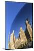 Skyscrapers Reflecting in the Cloud Gate Steel Sculpture, Millennium Park, Chicago, Illinois, USA-Amanda Hall-Mounted Photographic Print