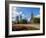 Skyscrapers with Palace of Culture and Science, City Centre, Warsaw, Masovian Voivodeship, Poland,-Karol Kozlowski-Framed Photographic Print